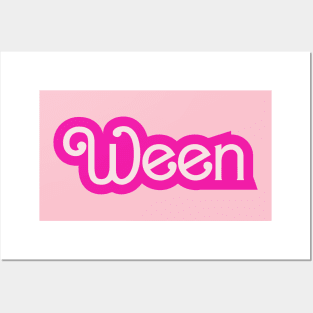 WEEN Hot Pink Doll Script Posters and Art